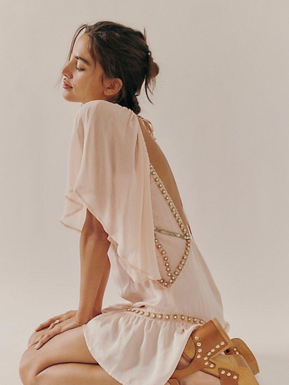 Jen's Pirate Booty 'Saffron' Romper in Natural (NWT) - Picture 3 of 4